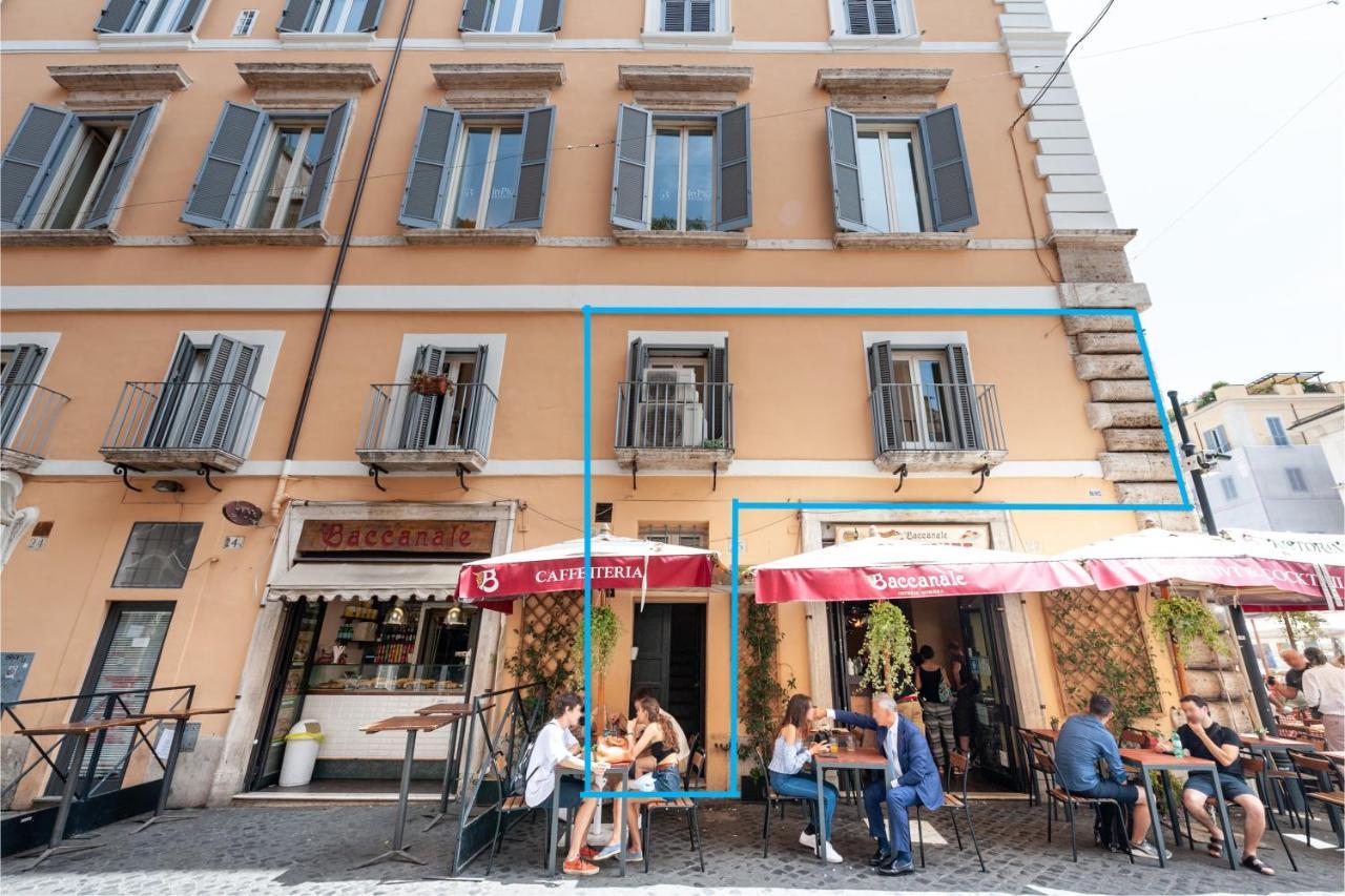 View On Campo De Fiori Irex Apartment Rome Buitenkant foto
